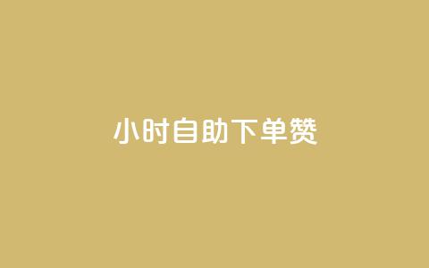 24小时自助下单赞 - 24小时内可自助下单，快速获取赞助助力!  第1张