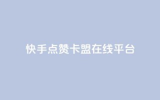 快手点赞卡盟在线平台,KS业务下单平台最新微信支付 - 卡盟一手货源网站 - 24小时ks点赞