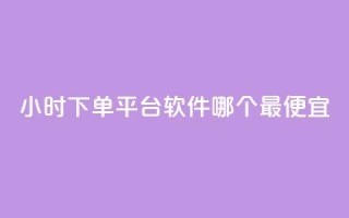 24小时下单平台软件哪个最便宜,快手最便宜播放量和点赞 - qq业务名片 - 807卡盟网
