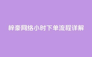 梓豪网络24小时下单流程详解,qq业务自助 - cf卡网24小时自助下单 - 全网低价自助平台
