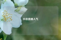 抖音直播人气