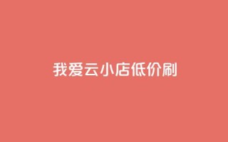 我爱云小店低价刷,君泽传媒业务下单 - ks在线业务 - 快手抖音业务24小时平台